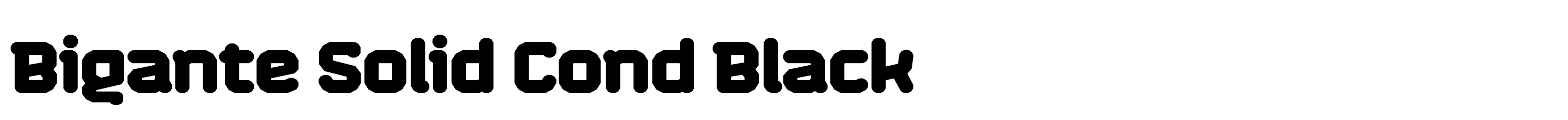 Bigante Solid Cond Black